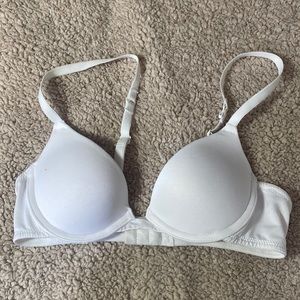 white push up bra
